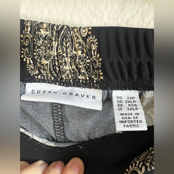 Susan Graver Liquid knit Wide Leg Pants - Picture 2 of 5